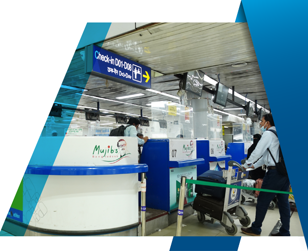 Check-in Procedure, Luggage Booking and Boarding Card Collection