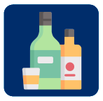 Instructions for carrying alcoholic beverages